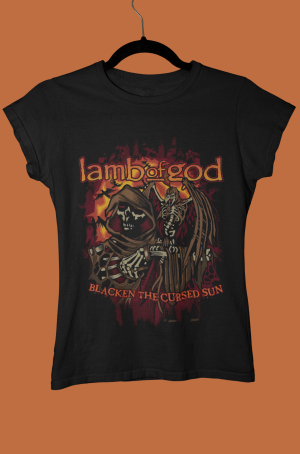 Дамска Тениска - Lamb Of God - Blacken the cursed sun