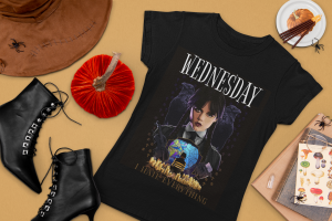 Тениска Wednesday  I hate everything 